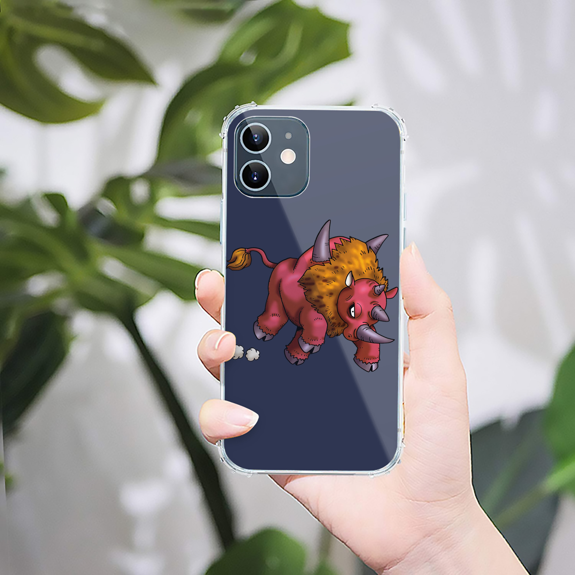 （画像用） ドラゴンクエスト Doragon Kuesuto Dragon Quest 【iPhone 12シリーズ対応】透明スマホケース（クリアソフトケース）